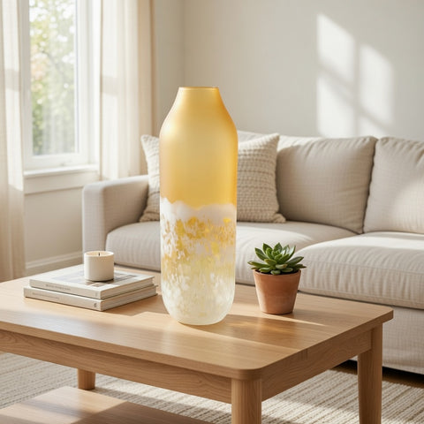 Glass Pot Decoration | Glass Vase | Table Centerpiece