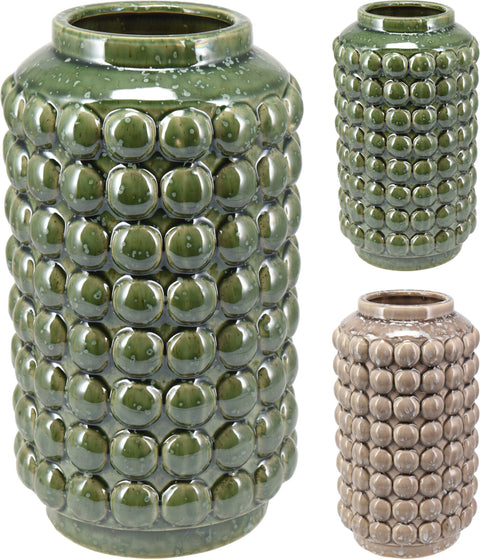 Vase Bobble 27Cm 2Ass Clr