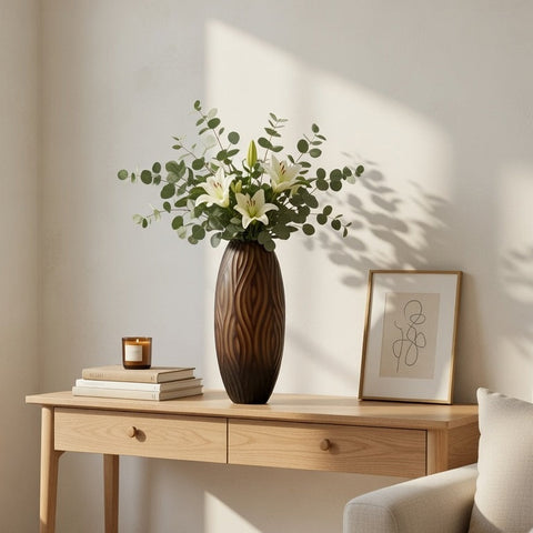 Glass Pot Decoration | Glass Vase | Table Centerpiece