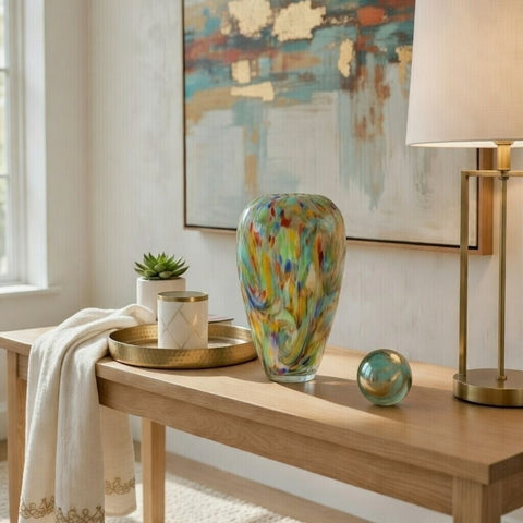 Glass Vase7.25*13.75" | Glass Vase | Table Centerpiece