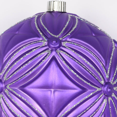 200Mm Shatterproof Ornament_Purple | Christmas Decor | Festive Holiday Decoration