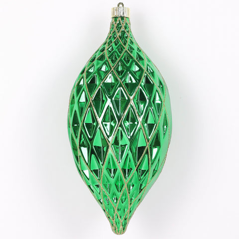 300Mm Shatterproof Ornament_Gold With Silver Glitter | Christmas Decor | Festive Holiday Decoration