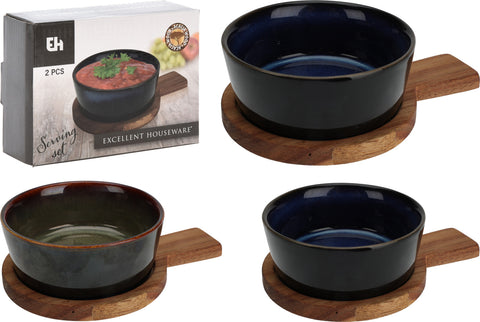 Serving Set Of 2Pcs 2Ass Color