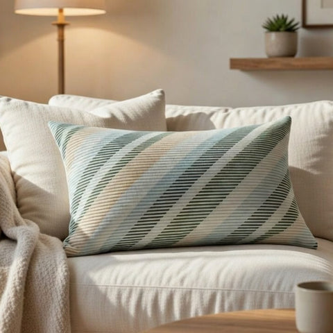 Digital  Cushion Cover - Front  & Back Cotton Casement, With Concealed Zip