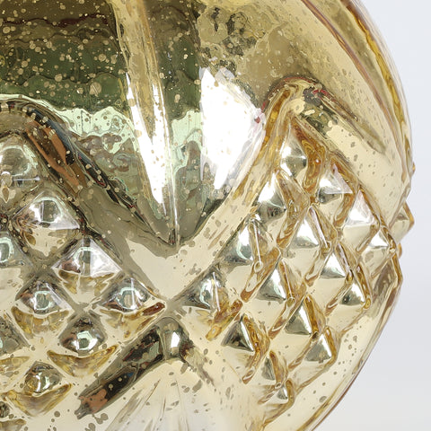 Christmas 7.75*7.5*0.0'' Glass Ball Décor W/Lite