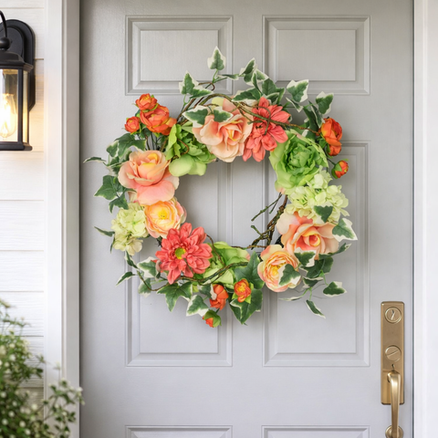 Couronne florale de 20 pouces
