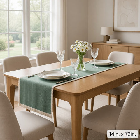 Fringed Aspen Runner 14in. x 72in.