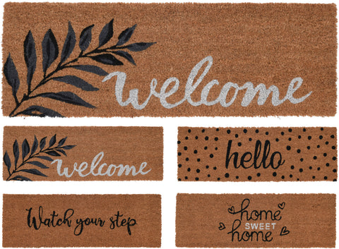 Doormat Cocos 25X75Cm 4Ass