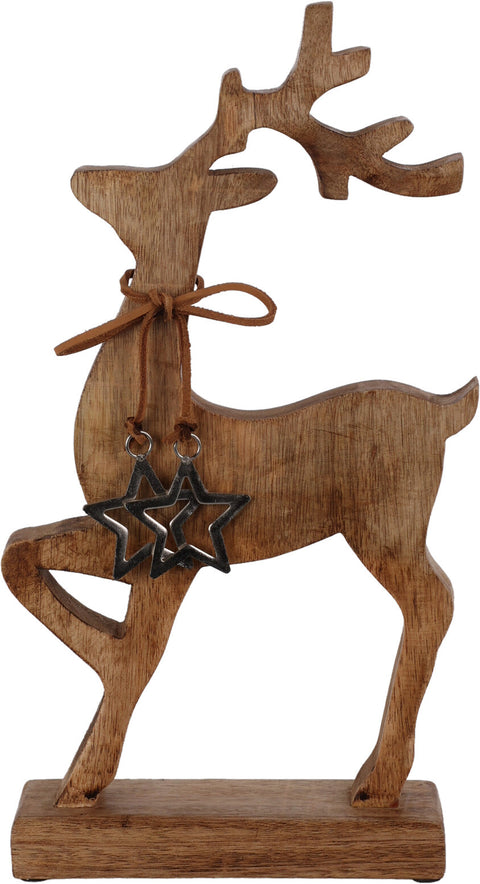 Reindeer On Base 36Cm