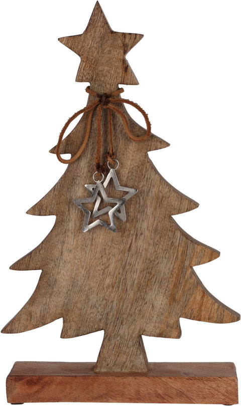 Xmas Tree Wood 39Cm