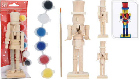 Nutcracker Diy Paint Set 18Cm
