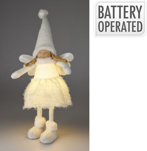 Angel Girl W Led 69Cm White