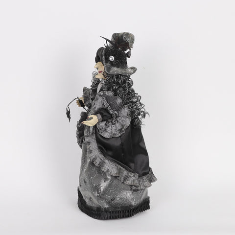 15"H Fabric Witch Decoration