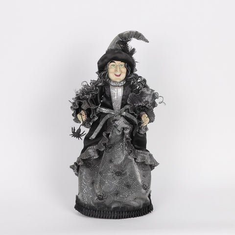 15"H Fabric Witch Decoration