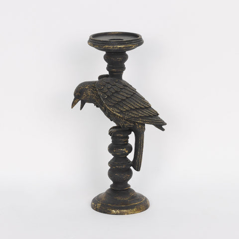 12"H Resin Candle Decoration