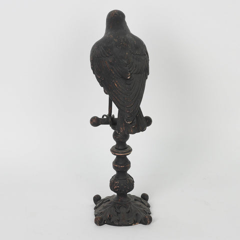 8*4*11.25''Black Crow With Open Mouth Décor