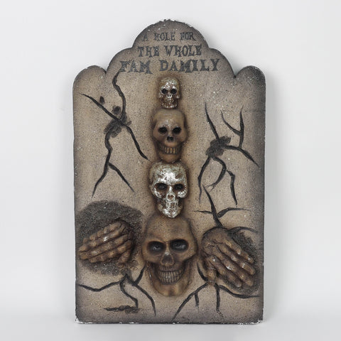 24"H Styrofoam Tombstone+B/O 8 M Lamp Decoration