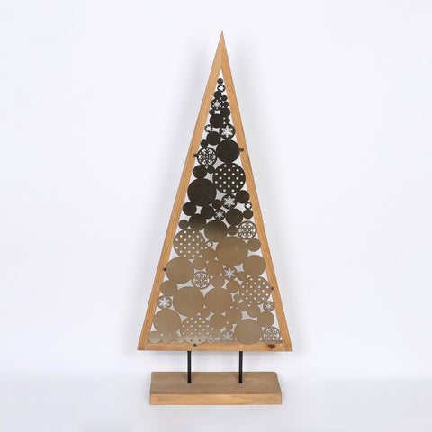 Christmas Gold Intricate Tree Décor - Tabletop