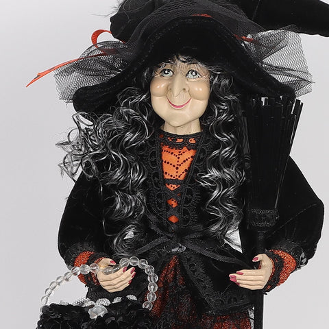 14"H Witch Decoration