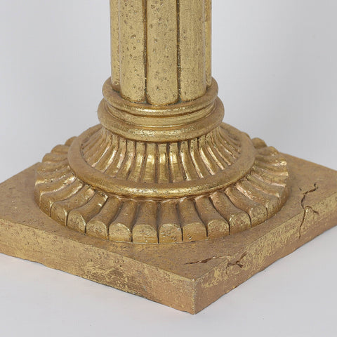 4.75*4.75*10.75‘’ Golden Candle Holder Décor