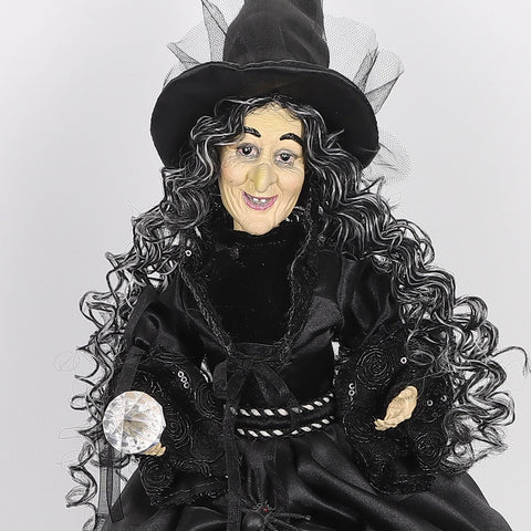 14"H Witch Decoration
