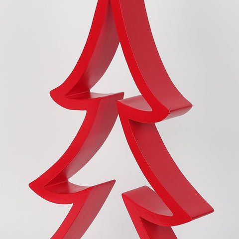 Christmas 12.0*2.0*18.0''Red Tree Décor | Christmas Decor | Festive Holiday Decoration