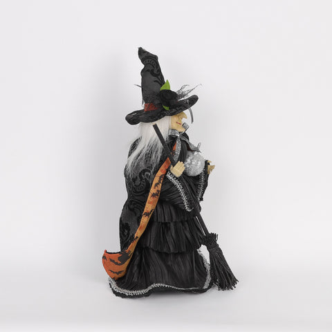14"H Witch Decoration