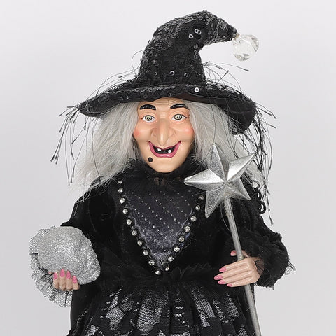 14"H Witch Decoration