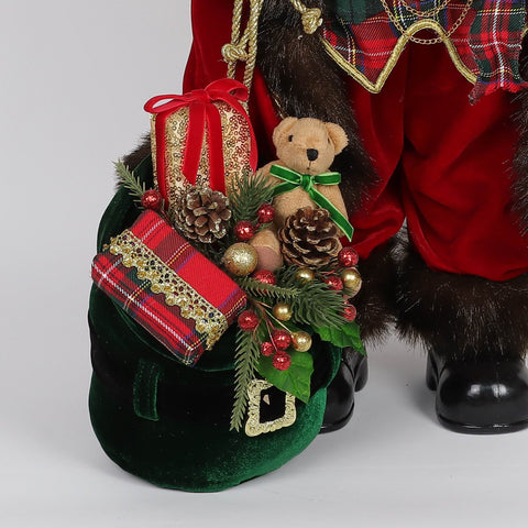 Christmas 14.5*8.0*24.0''Santa Décor | Christmas Decor | Festive Holiday Decoration