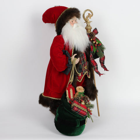 Christmas 14.5*8.0*24.0''Santa Décor | Christmas Decor | Festive Holiday Decoration