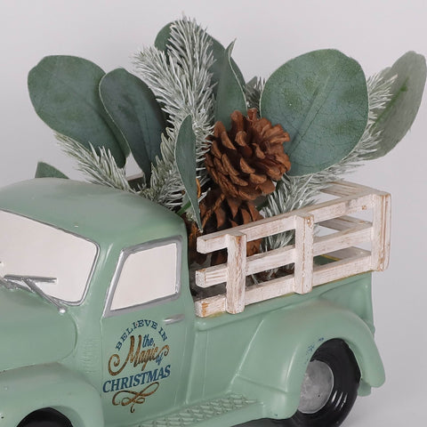Christmas Resin Truck Décor