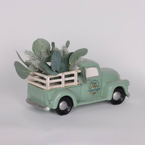 Christmas Resin Truck Décor