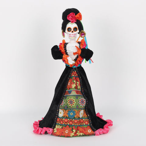 Day of the Dead La Catrina Fabric Skeleton Figure
