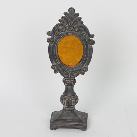 4.5*2.75*11.5'' Resin Décor W/Mirror
