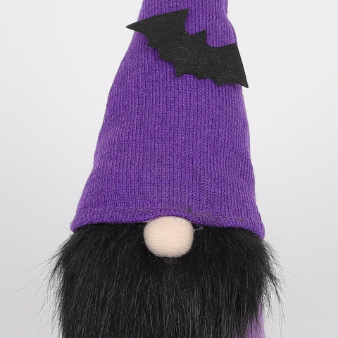 9"H Halloween Wgnome Décor