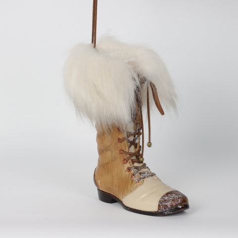 Christmas 2.0*6.0*8.5'' Resin Boot Ornament | Christmas Decor | Festive Holiday Decoration