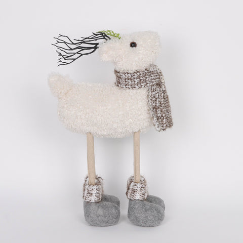 18"H Fabric Reindeer Decor