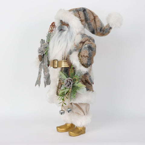 Christmas 12.0*5.5*19.0'' Santa Décor | Christmas Decor | Festive Holiday Decoration