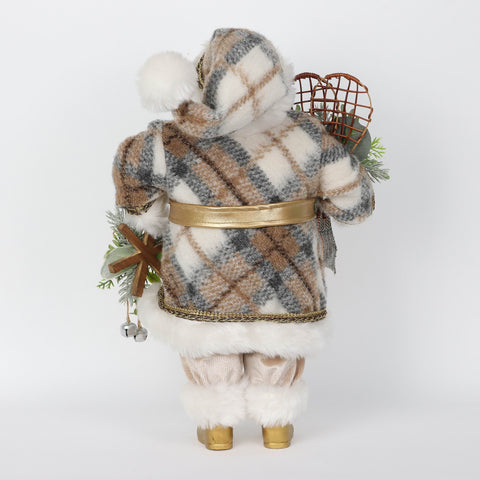 Christmas 12.0*5.5*19.0'' Santa Décor | Christmas Decor | Festive Holiday Decoration
