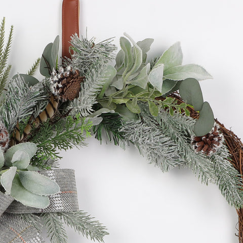 Christmas 25.0*7.0*25.0''Wreath Décor | Christmas Decor | Festive Holiday Decoration