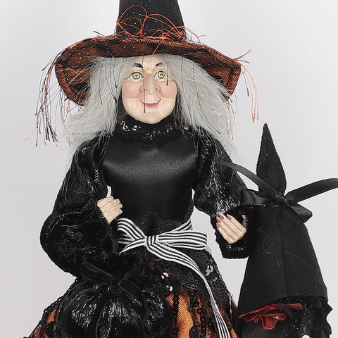 14"H Witch Decoration
