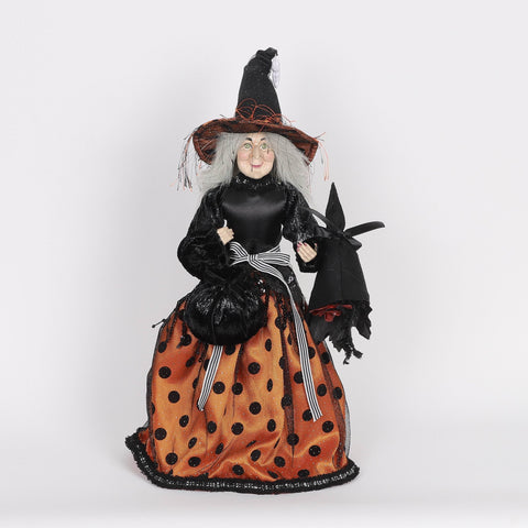 14"H Witch Decoration