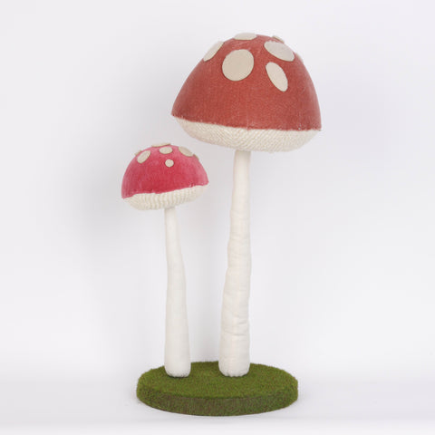 10.5*8.5*18" 2CT. DÉCOR DE CHAMPIGNON