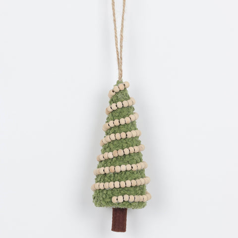 Christmas Beaded Tree Ornament – Festive Holiday Decor