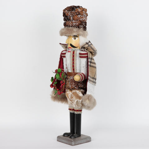 Christmas 11.0*6.0*24.0'' Mdf Nutcracker Décor | Christmas Decor | Festive Holiday Decoration