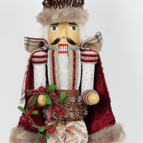 Christmas 11.0*6.0*24.0'' Mdf Nutcracker Décor | Christmas Decor | Festive Holiday Decoration