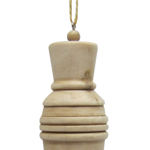 6” Wood Ornament