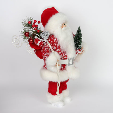 Christmas 11.0*9.0*18.0''Santa Décor | Christmas Decor | Festive Holiday Decoration