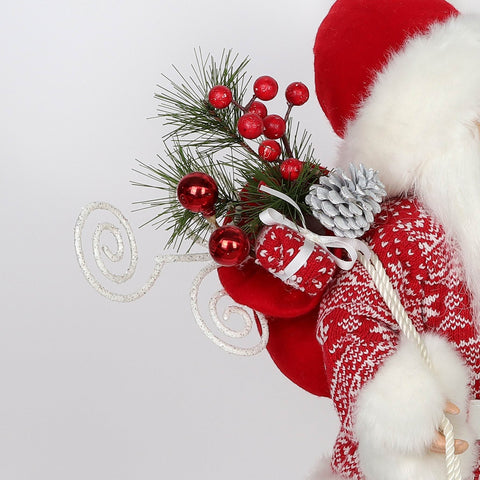 Christmas 11.0*9.0*18.0''Santa Décor | Christmas Decor | Festive Holiday Decoration