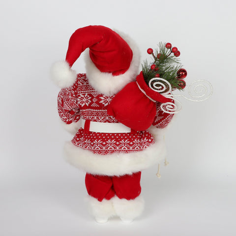 Christmas 11.0*9.0*18.0''Santa Décor | Christmas Decor | Festive Holiday Decoration